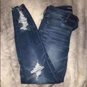 Medium Wash Ripped Jeans
